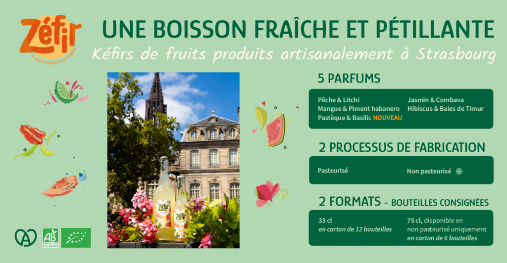 Kefir de fruits artisanal de Strasbourg